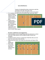 game modifications -  vball