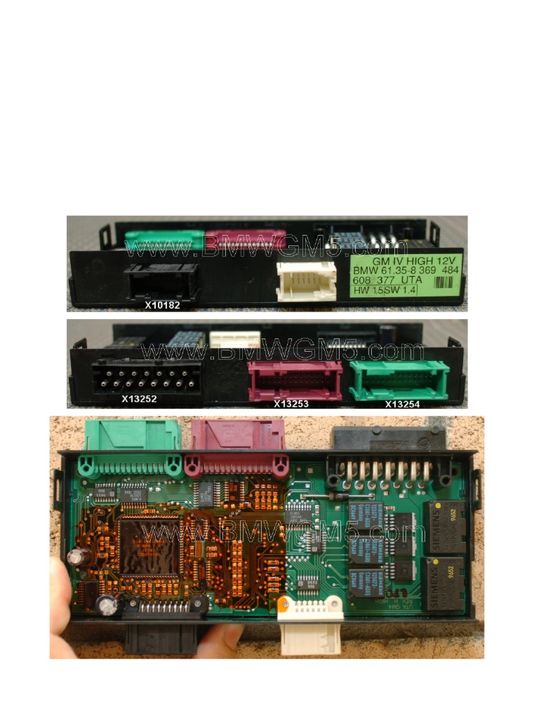 BMW GM4 Module Overview and Repair | PDF