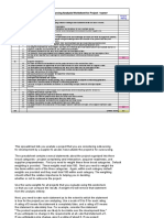 Outsourcing Analysis Worksheet For Project