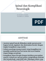 Glo Anestesi Spinal Dan Komplikasi Neurologik