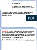Degree in Relation To Penalty: Degree-One Entire Penalty, One Whole Penalty, or