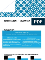 Cefoperazone - Sulbactam