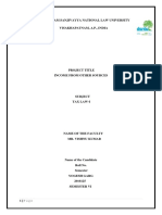 Taxation of Income from Other Sources