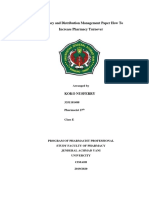 Pharmacy and Distribution Management Paper How To Increase Pharmacy Turnover