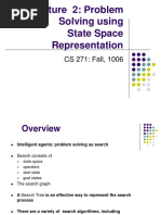 Lecture 2: Problem Solving Using State Space Representation