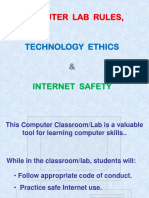 Computer Lab Rules,: Technology Ethics