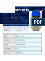 Ca Choke Valve Series: Technical Data Sheet For Maximum Trim Size of 1.18"