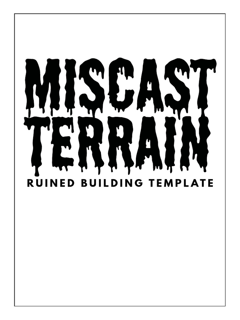 Miscast Terrain Template Collection – miscastco