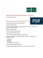 MÓDULO 1 Ejercicios de Autoevaluación (2018-2019)