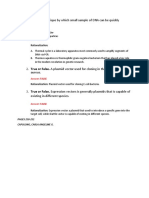 This Is A Technique by Which Small Sample of DNA Can Be Quickly Amplified