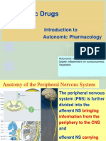 Introduction to Autonomic Pharmacology