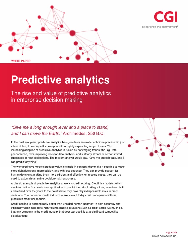 Why is predictive analytics important image