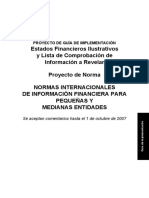 Deloitte - PROYECTO GUIA DE IMPLEMENTACION NIIF PARA PYME PDF