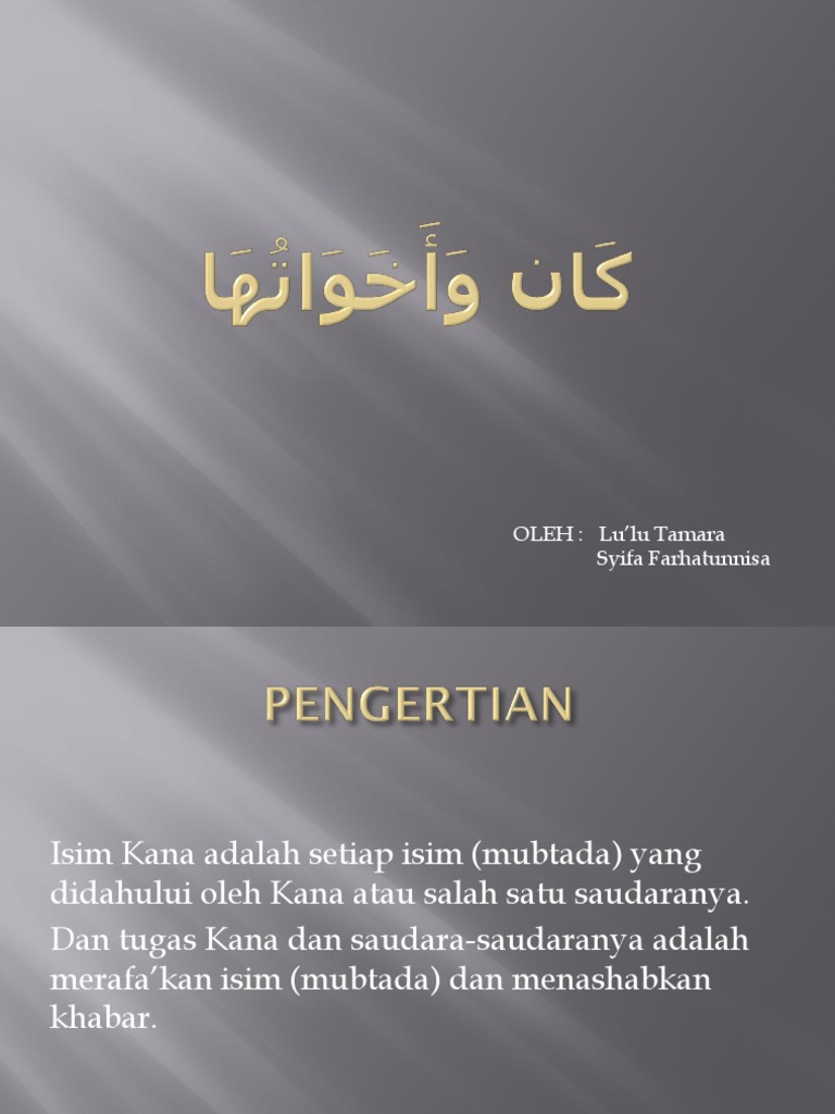 Kana Wa Akhwatuha Pdf