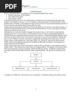 EE313 VHDL Part I: Code Structure