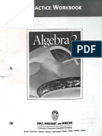 Algebra 2 Practice Workbook