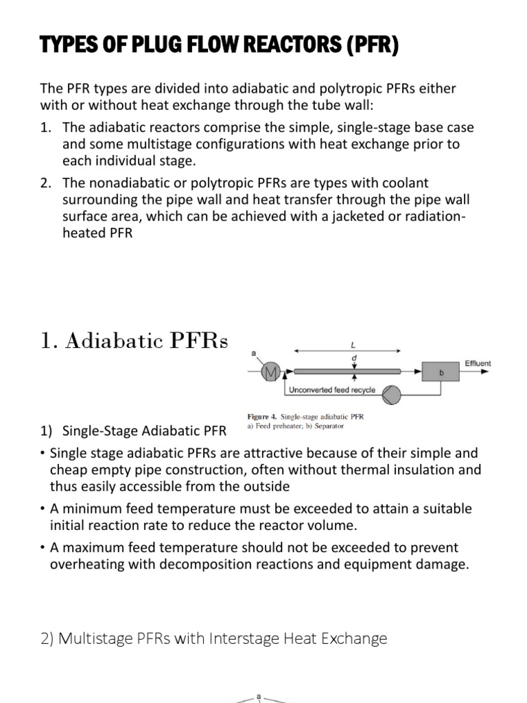 Types of Plug Flow Reactors Explained | PDF | Heat Transfer | Heat ...