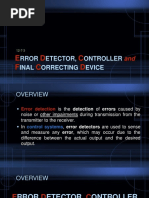 Error Detector Controller and Final Correcting Device