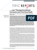 Microbial Succession and Time Since Death