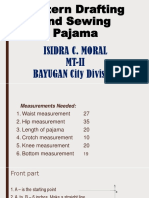 Drafting Pattern and Sewing Pajama