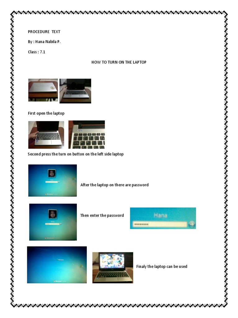 Berisi Tentang Procedure Text