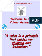 Values Assembly HONESTY School