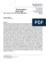 The Corporate Manslaughter and Corporate Homicide Act 2007-A 10-Year Review