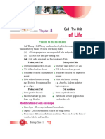 Points To Remember: Cell Theory: Cell Theory Was Formulated by Scheleiden and Schwann, and