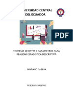 Teorema de Bayes y Metodos de La Estadistica Descriptiva