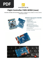 Matek f405 Wing Flight Controller