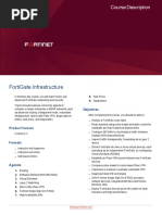 Fortigate Infrastructure: Course Description