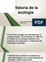Historia de La Ecología