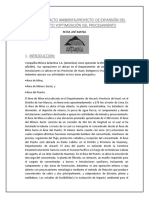 El Estudio de Impacto Ambiental Fue Aprobado El 14 de Diciembre Del 2010 Mediante La Resolución Directoral #411 2010 MEM