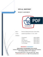 Production Planning and Inventory Control Final Report