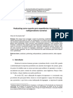 Podcasting Como Suporte para Experiências Imersivas de Radiojornalismo Narrativo - Marcelo Kischinhevsky