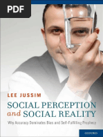 Lee Jussim - Social Perception and Social Reality - Why Accuracy Dominates Bias and Self-Fulfilling Prophecy-Oxford University Press (2012) PDF