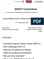 The PREDICT Consortium: James Whale Fund For Kidney Cancer Patient Day