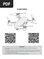 X9 User Manual: Important