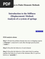 Introduction To The Stiffness (Displacement) Method: Analysis of A System of Springs