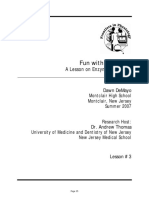 Fun With Enzymes!: A Lesson On Enzyme Reactions