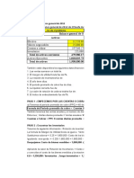 Modelo para Completar Balance A Partir de Razones Financieras