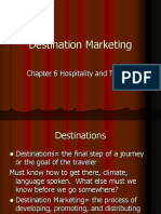 Destination Marketing: Chapter 6 Hospitality and Tourism