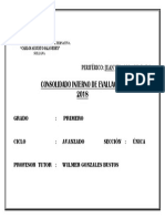 Caratula Consolidado Interno