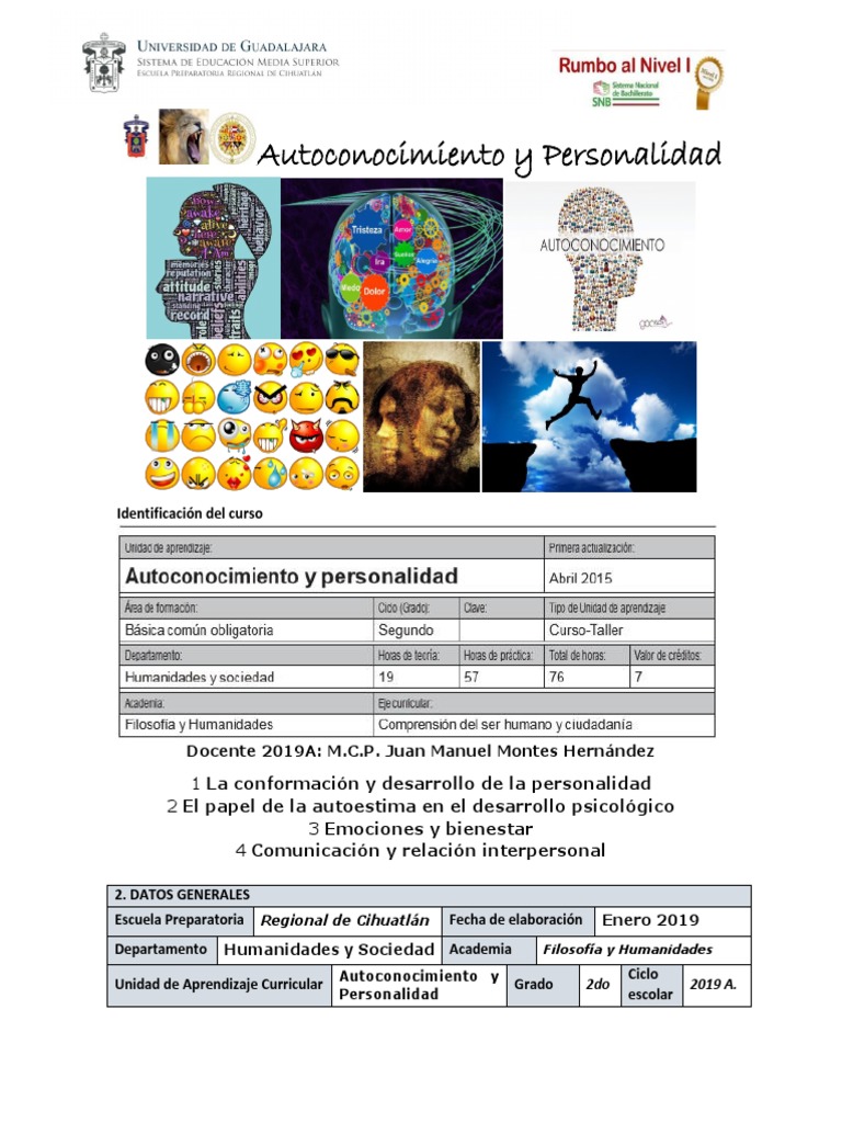 Autoconocimiento y Desarrollo Personal | PDF | Las emociones | Bienestar