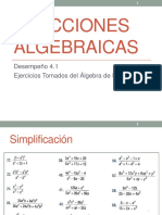Fracciones Algebraicas