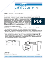 Tech Bulletin: SUBJECT: Shimming of Discharge Manifolds