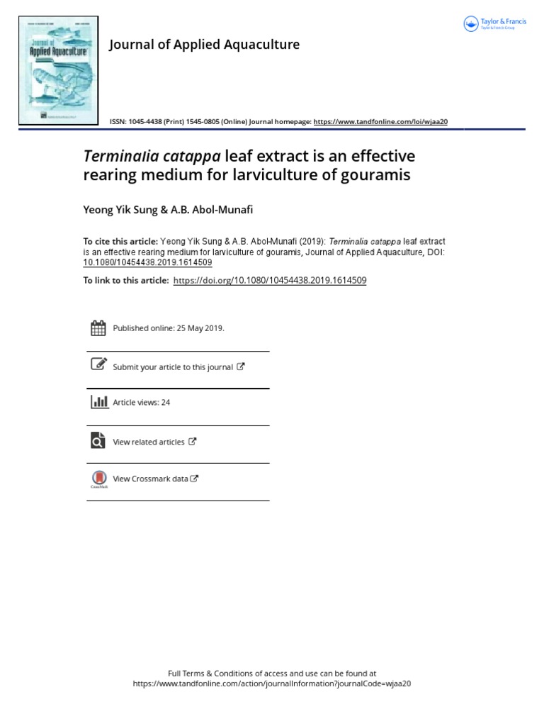 Gurami | PDF | Aquaculture | Standard Deviation