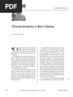 Discernimento e bom senso