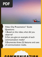 Communication Media Channels