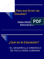 Para Qué Sirven Las Escuelas